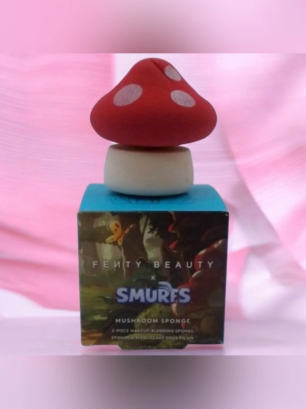 Fenty Beauty Smurf 2pc Mushroom Blending Sponge Lmt Ed. NIB